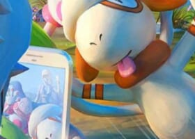 【ドーブル実装か】新トップ画面にドーブル登場と解析！ARで使われる？