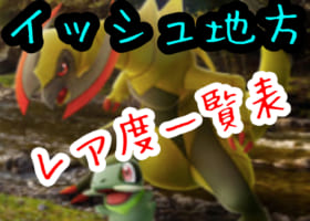 【第5世代】新ポケモンレア度一覧表！超激レアのキバゴはもう捕まえた？